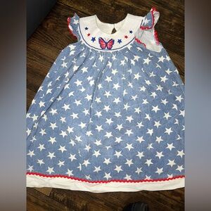 Stars & Butterflies Smocked Dress